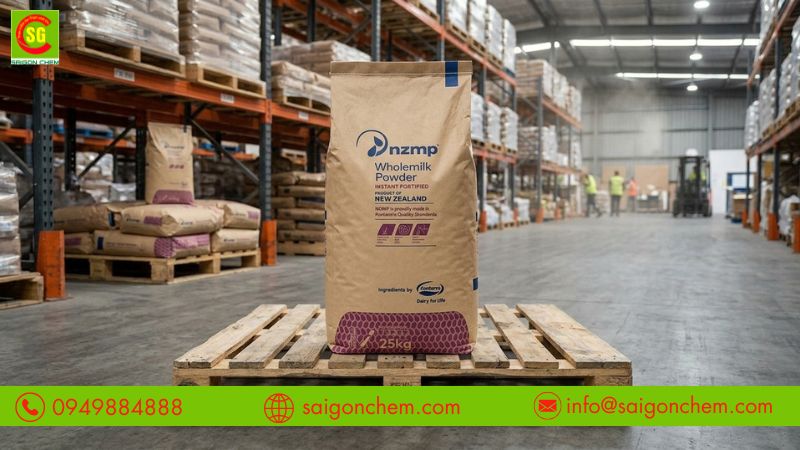 Whole Milk Powder dạng bột mịn, gi&agrave;u chất b&eacute;o